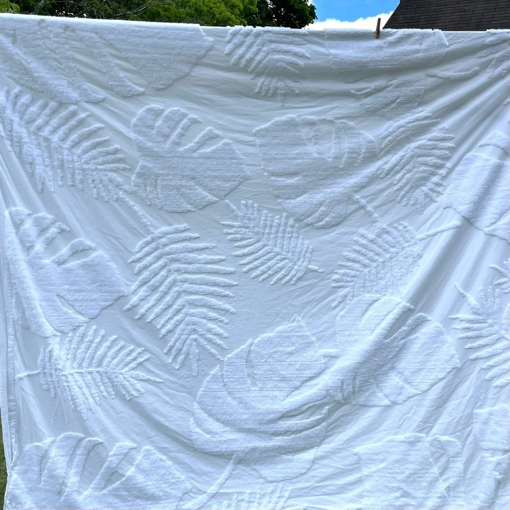 Madison Park White Cotton Duvet Cover